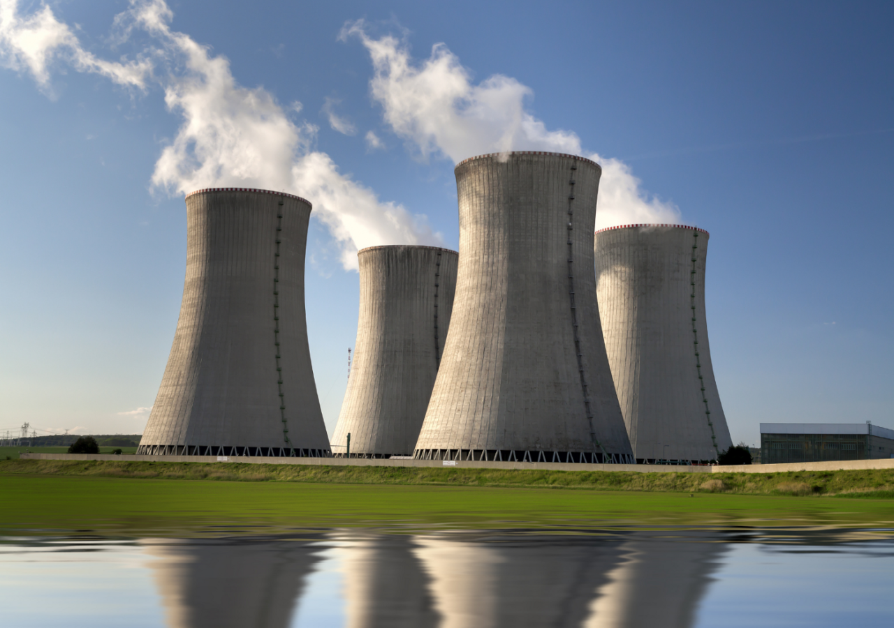 Nuclear power plant Dukovany in Czechia.