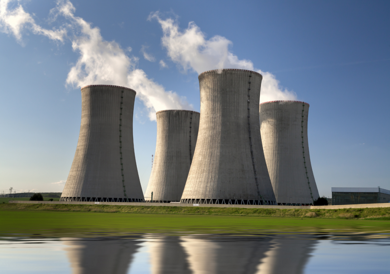 Nuclear power plant Dukovany in Czechia.