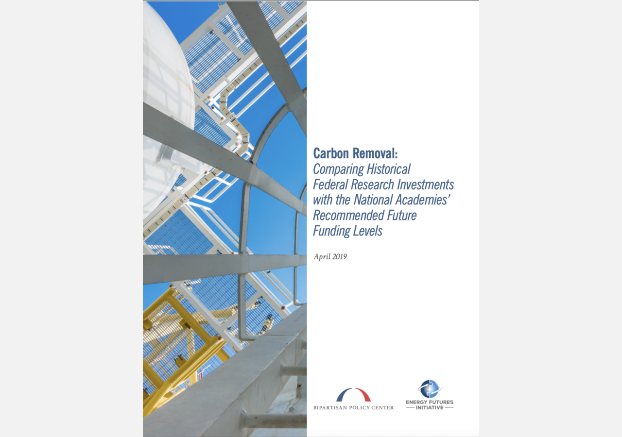 Image of Carbon Removal report cover.