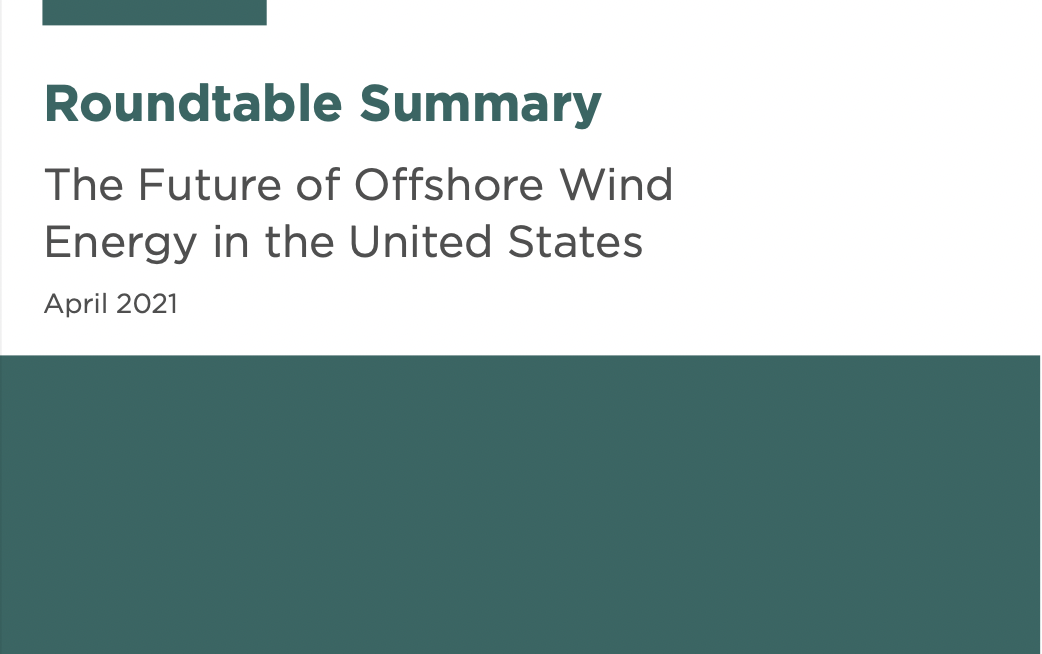 Future of Offshore Wind report cover.